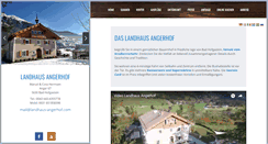 Desktop Screenshot of landhaus-angerhof.com